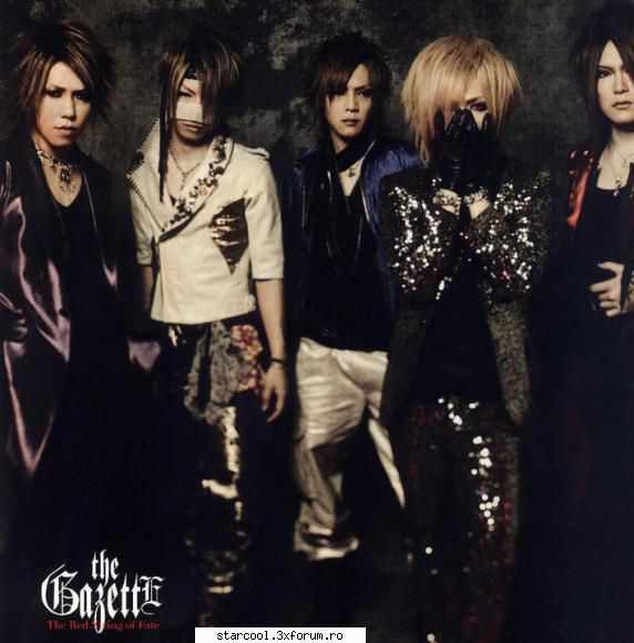 sunt formatia mea preferata, sunt cei mai tari! the gazette